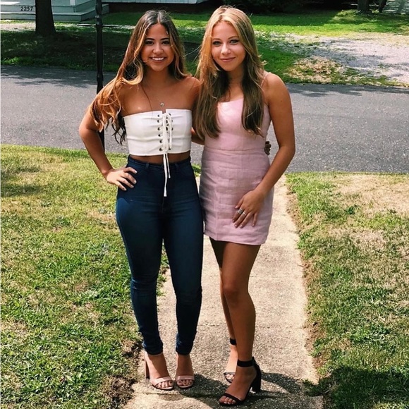 White Crop Top - Picture 2 of 4